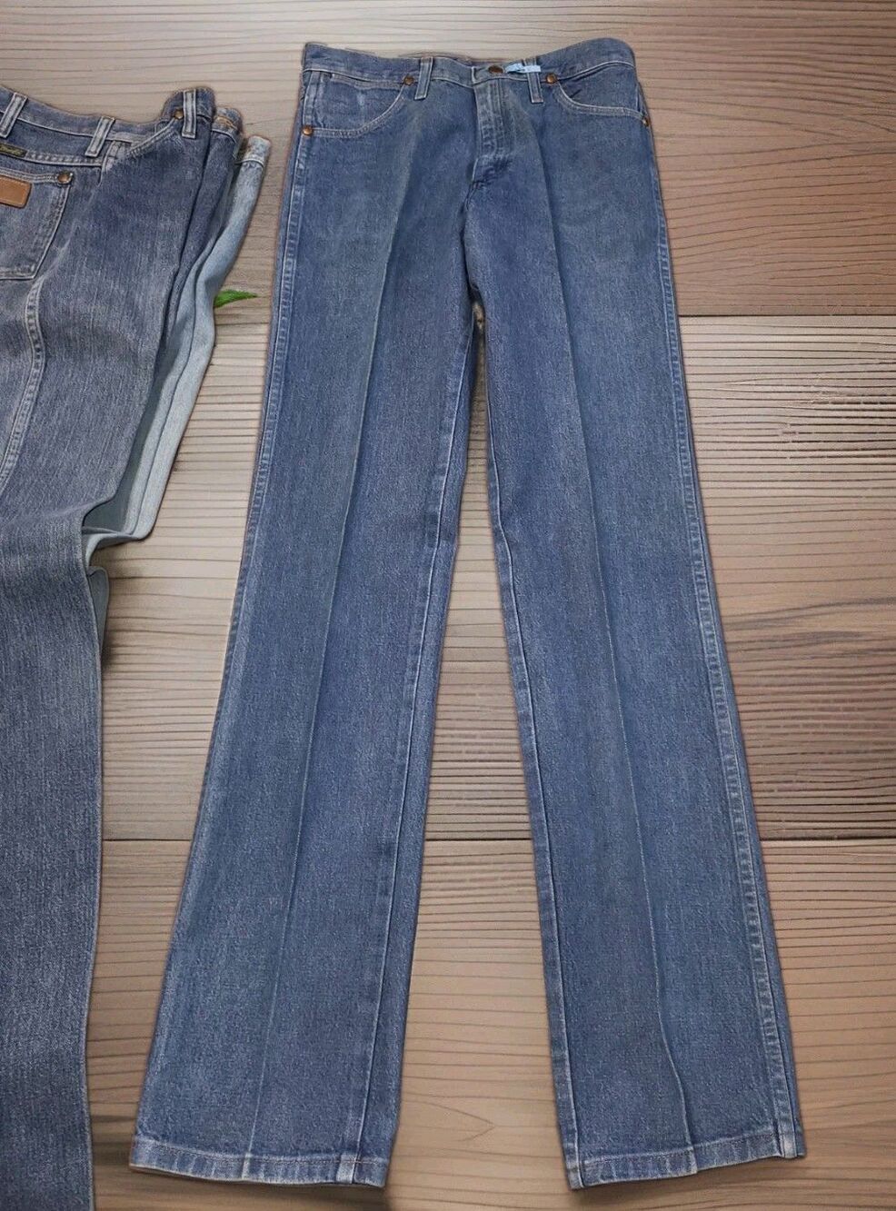 Lot of 3 Vintage Wrangler 936 Cowboy Cut Slim Fit Jeans 31x34 Blue Denim Bundle - Picture 5 of 16